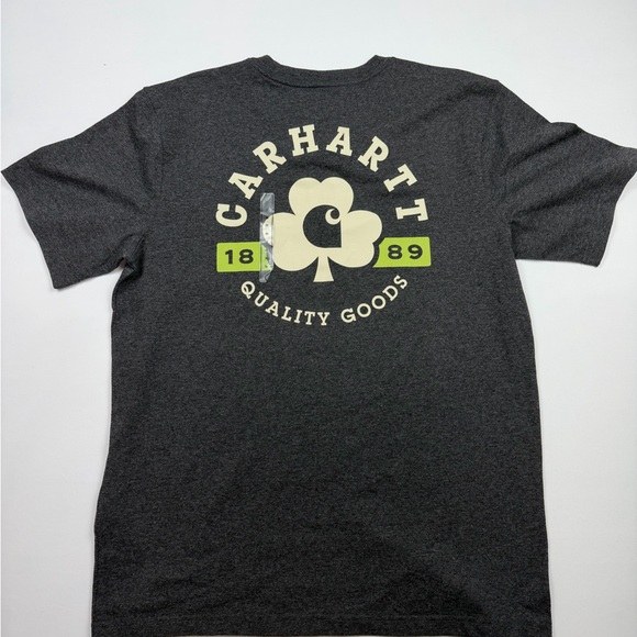 Carhartt Men's Charcoal Tee with Graphic Print - Picture 1 of 3